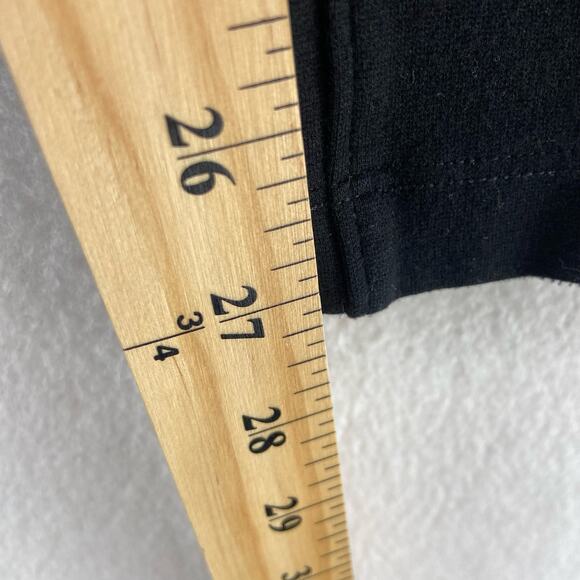 Eileen Fisher Black Ponte Knit Pants Size 4 - Picture 6 of 8
